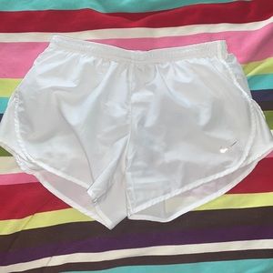 Nike Dri-Fit White Running Shorts
